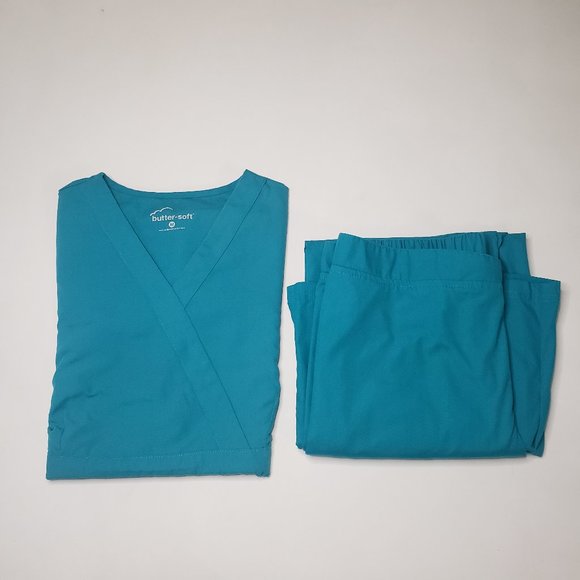 Uniform Advantage Tops Buttersoft By Uniform Advantage Teal Scrub